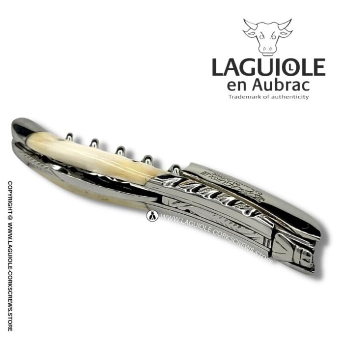 twisted laguiole corkscrew cattle bone