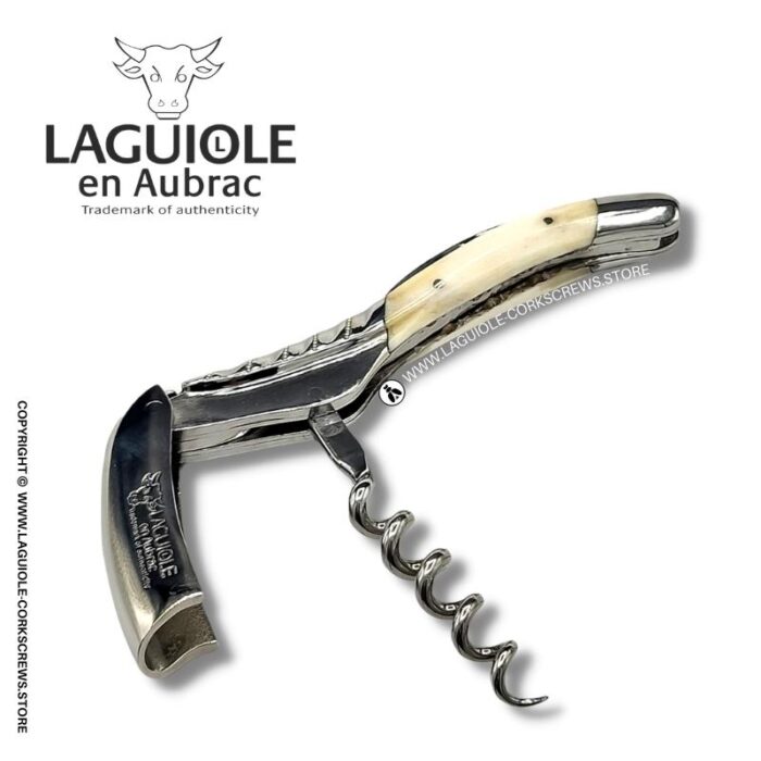 twisted laguiole corkscrew cattle bone