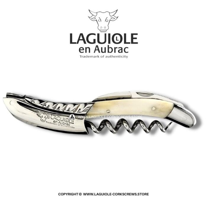 twisted laguiole corkscrew cattle bone