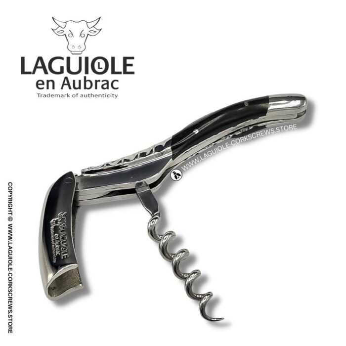 twisted laguiole corkscrew ebony