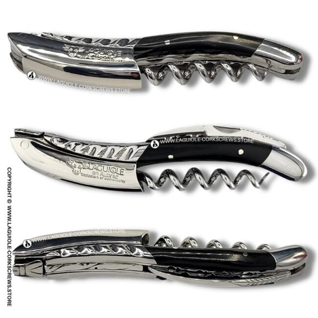 twisted laguiole corkscrew ebony
