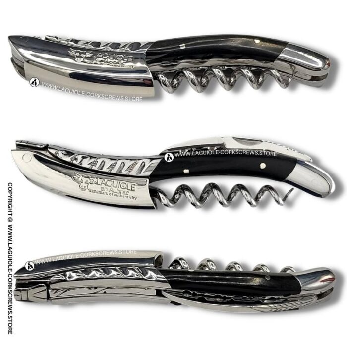 twisted laguiole corkscrew ebony