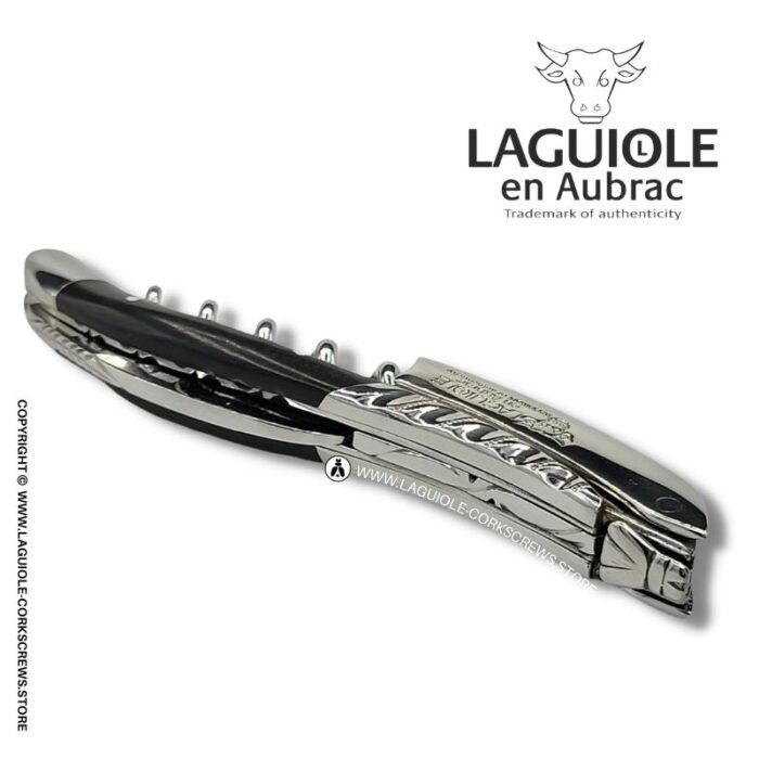 twisted laguiole corkscrew ebony