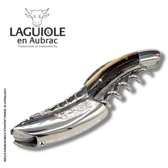 twisted laguiole corkscrew horn tip