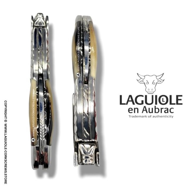 twisted laguiole corkscrew horn tip