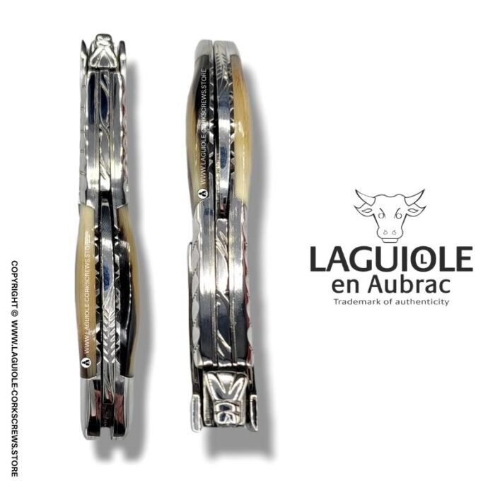 twisted laguiole corkscrew horn tip