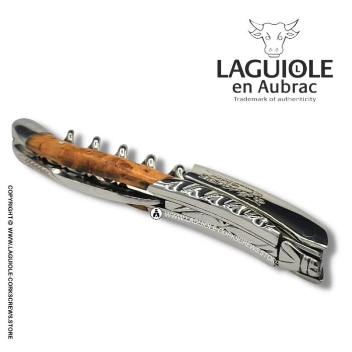twisted laguiole corkscrew juniper