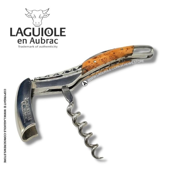 twisted laguiole corkscrew juniper
