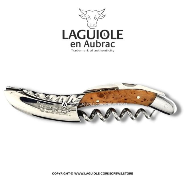 twisted laguiole corkscrew juniper