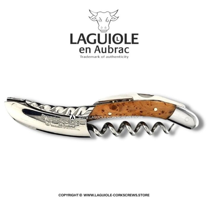 twisted laguiole corkscrew juniper