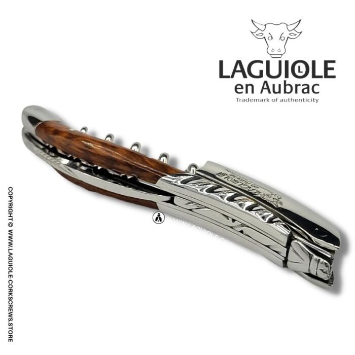 twisted laguiole corkscrew snakewood