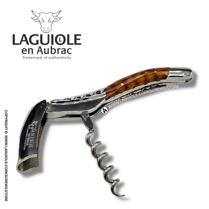 twisted laguiole corkscrew snakewood