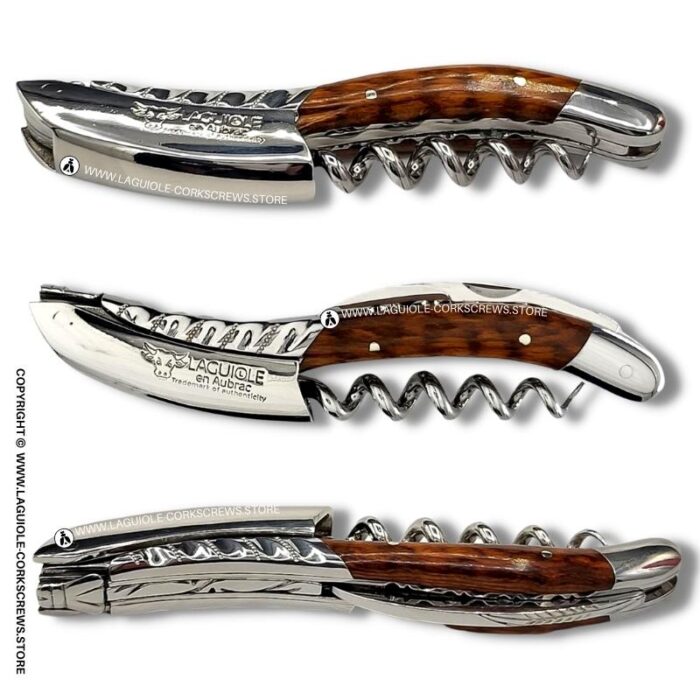 twisted laguiole corkscrew snakewood