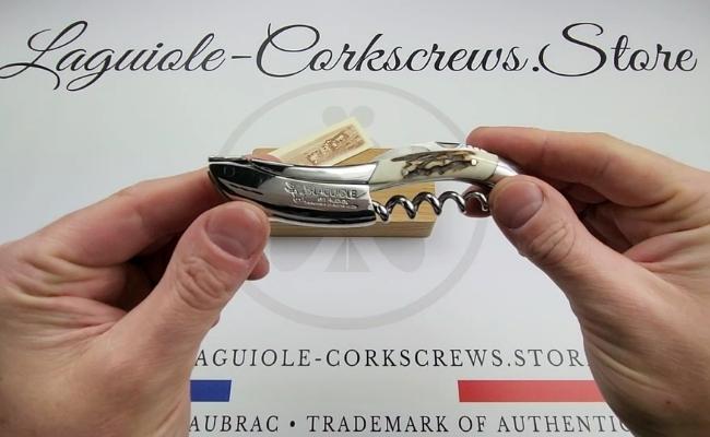 laguiole corkscrew stag horn