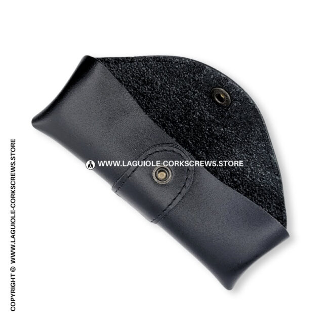 black leather belt sheath for sommelier knives