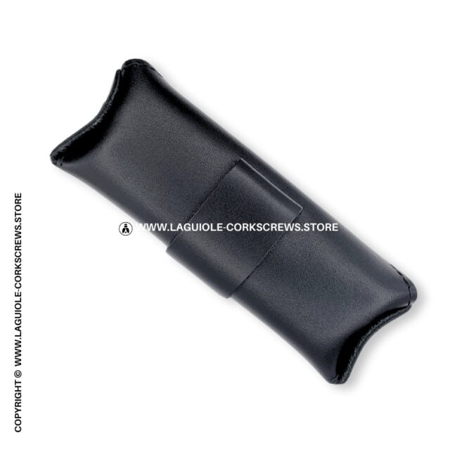 black leather belt sheath for sommelier knives