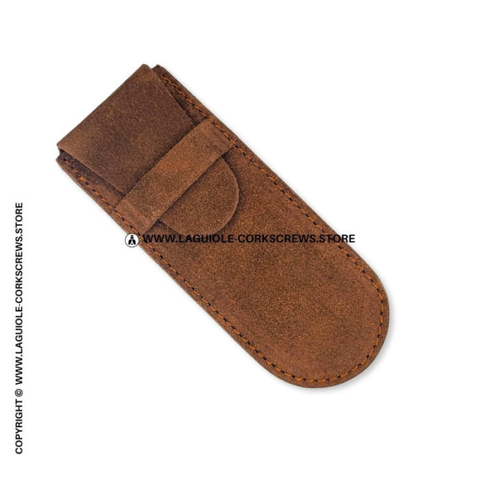 brown nubuck leather sheath
