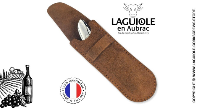 brown nubuck leather sheath