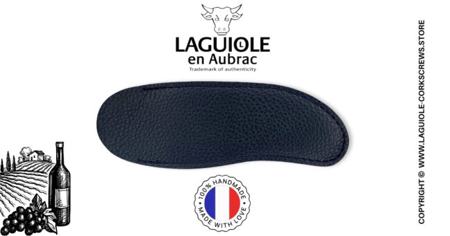 classic black sheath for laguiole corkscrews