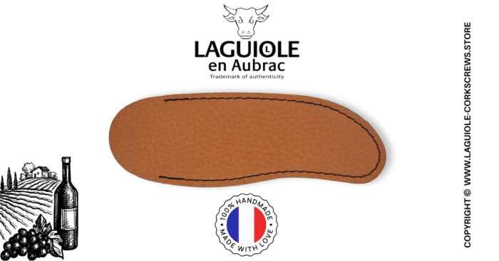 classic brown sheath for laguiole corkscrews