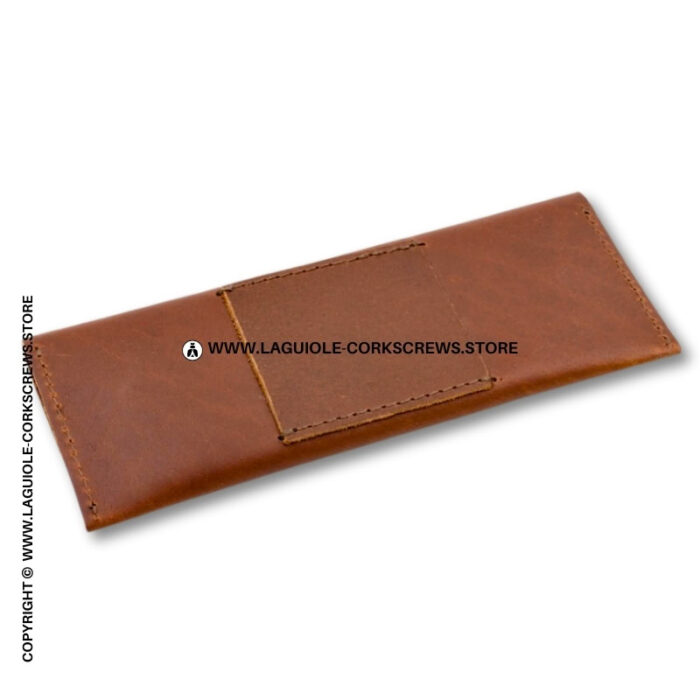 laguiole en aubrac leather sheath for corkscrews