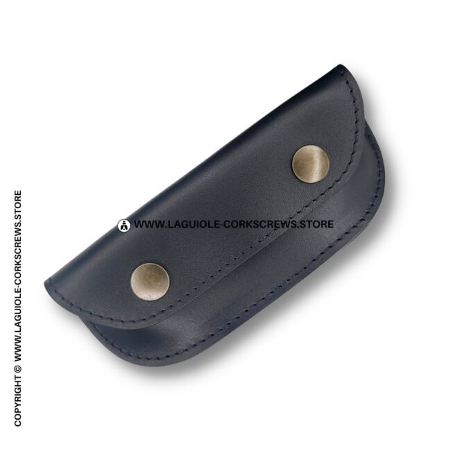 leather sommelier belt sheath – black