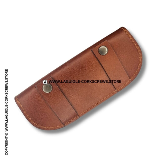 leather sommelier belt sheath – brown