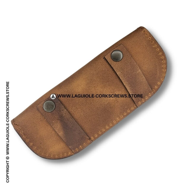 leather sommelier belt sheath moka