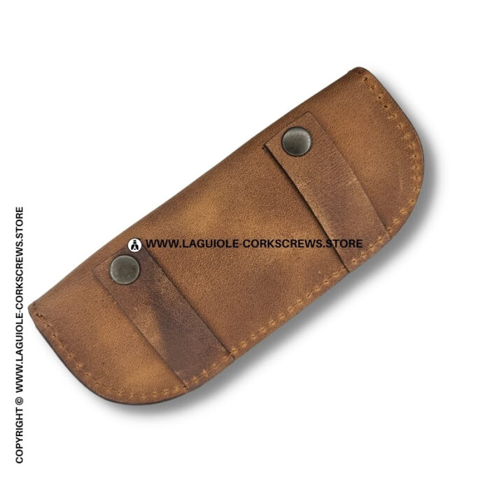 leather sommelier belt sheath moka