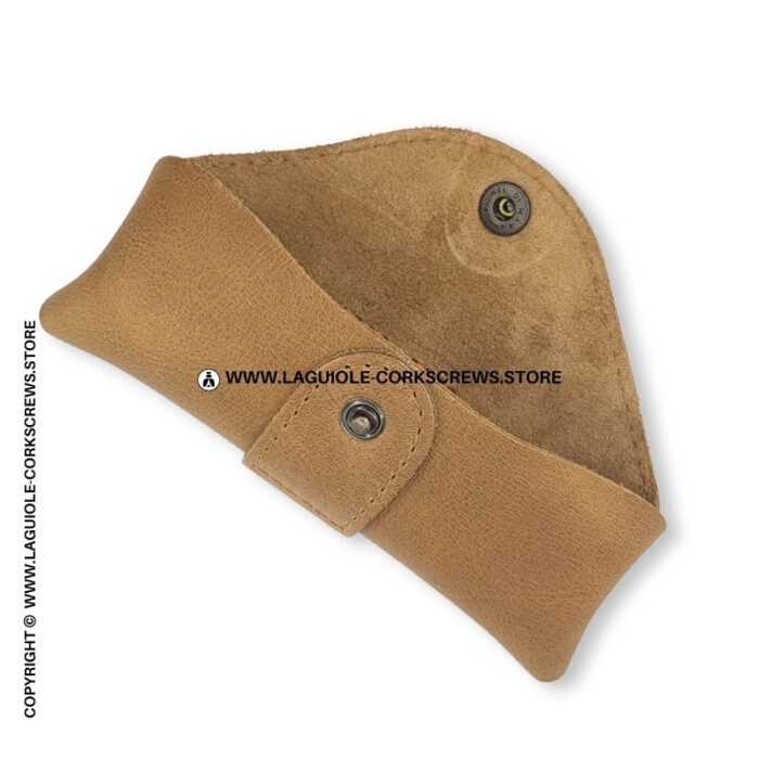 moka leather belt sheath for sommelier knives