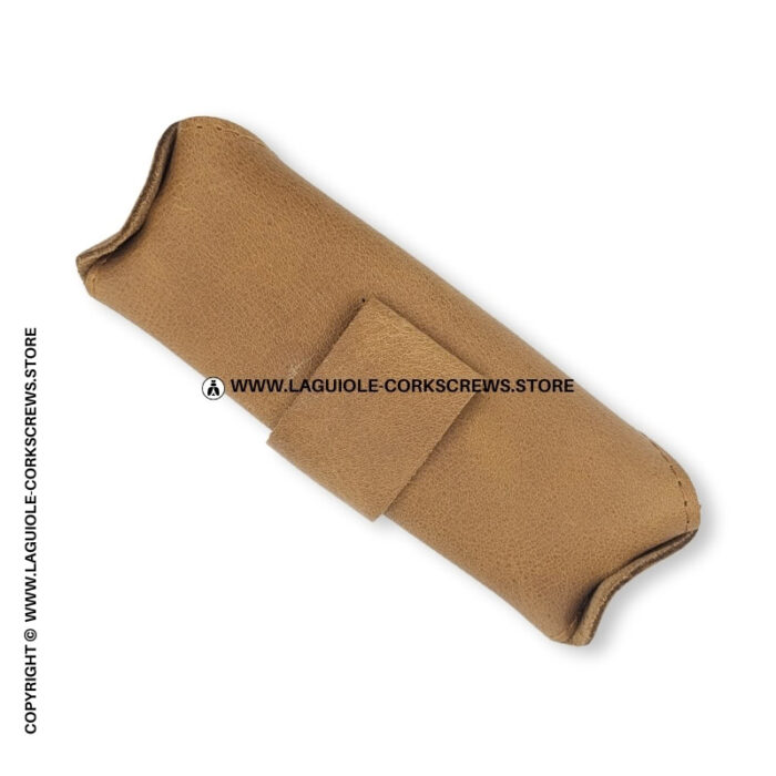 moka leather belt sheath for sommelier knives
