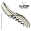 laguiole corkscrew with matte stainless steel handle