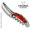 laguiole corkscrew red acrylic
