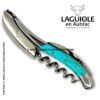 original laguiole corkscrew with turquoise stone handle