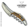original laguiole corkscrew with walnut shells handle