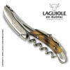 original laguiole corkscrew with zebu horn tip handle