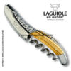 twisted laguiole corkscrew with olivewood handle