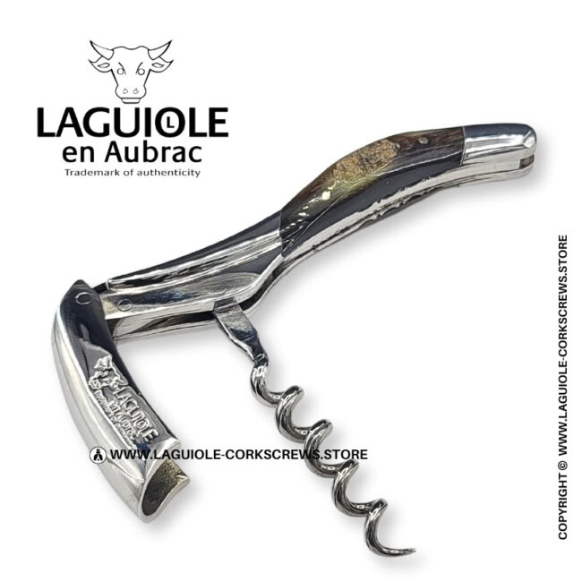 laguiole corkscrew prestige bee ram horn