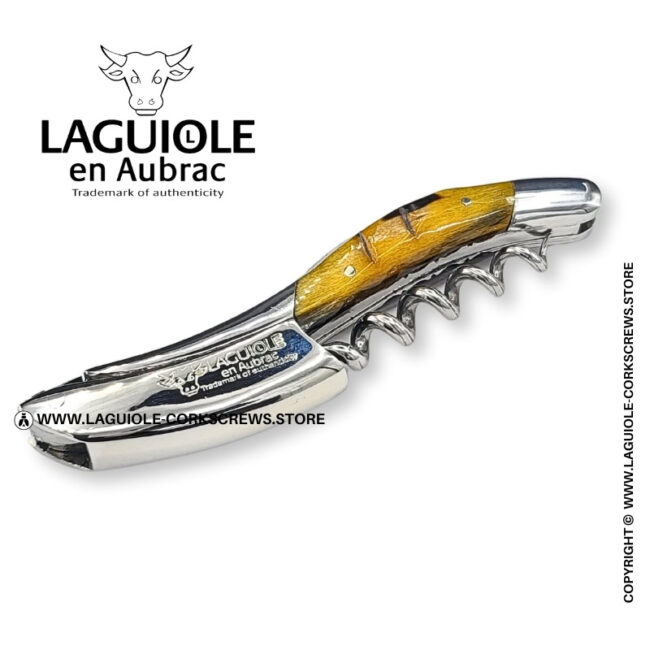 laguiole corkscrew prestige bee ram horn