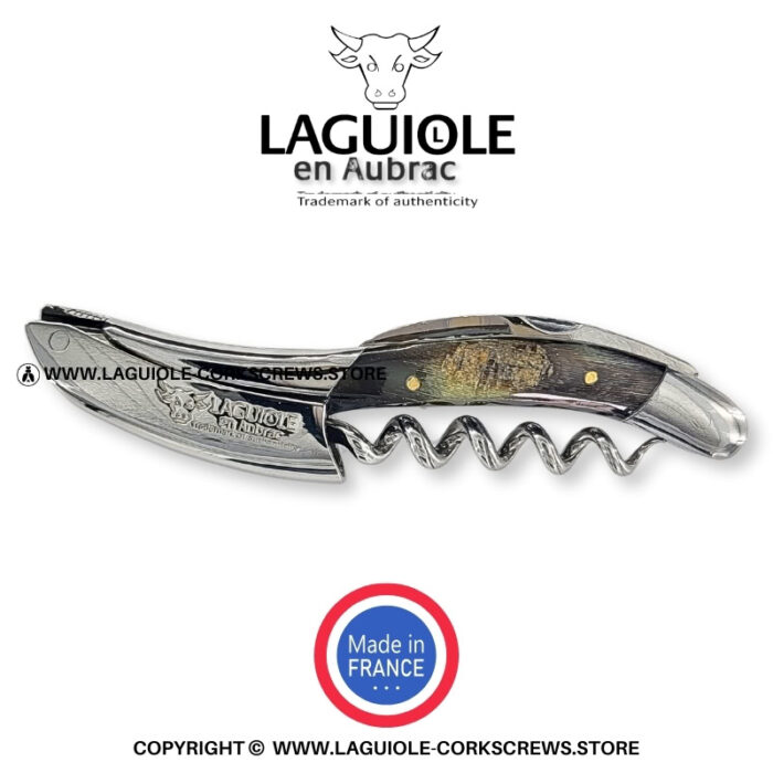 laguiole corkscrew prestige bee ram horn