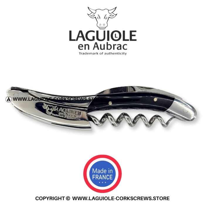 laguiole corkscrew prestige bee buffalo horn