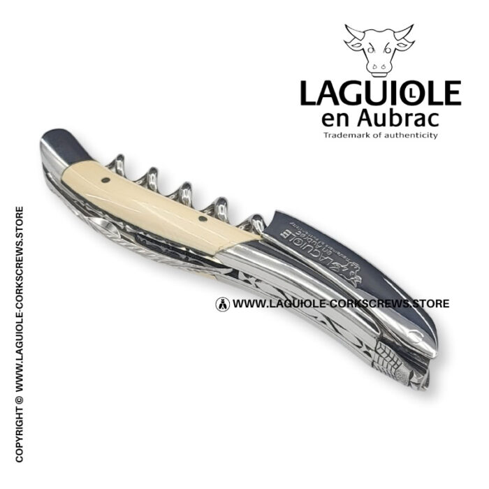 laguiole corkscrew prestige bee mammoth ivory