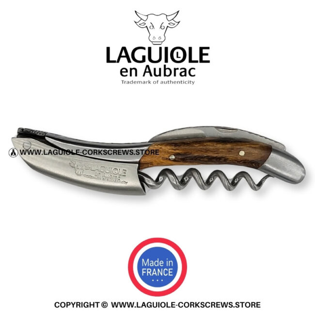 laguiole corkscrew prestige bee vine stock wood