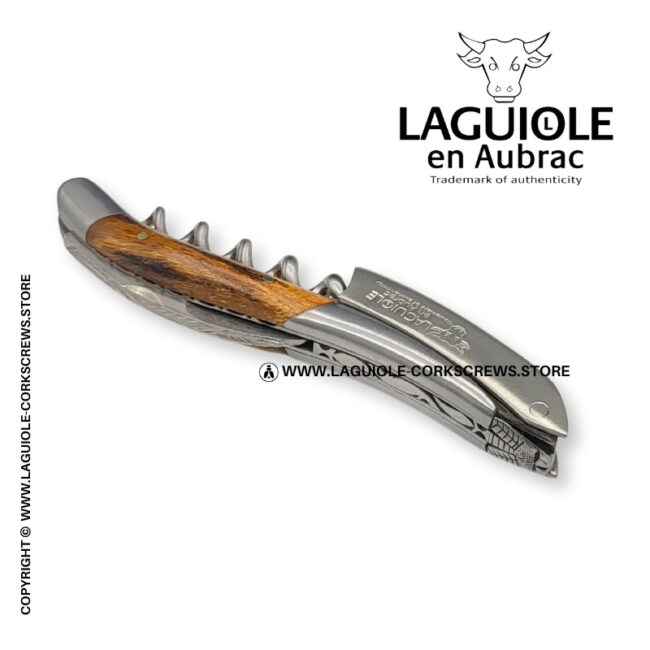 laguiole corkscrew prestige bee vine stock wood