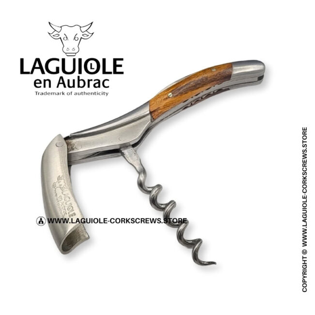 laguiole corkscrew prestige bee vine stock wood