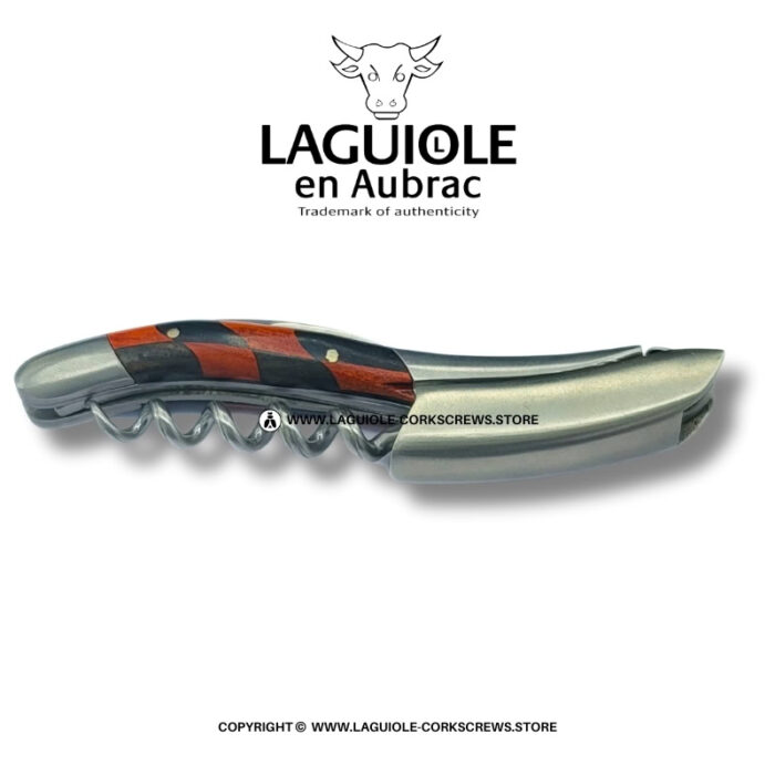 sommelier laguiole en aubrac damier red heart/Ébène