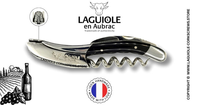 laguiole wine opener prestige buffalo horn handle