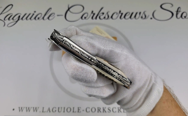 laguiole corkscrew prestige bee stag horn