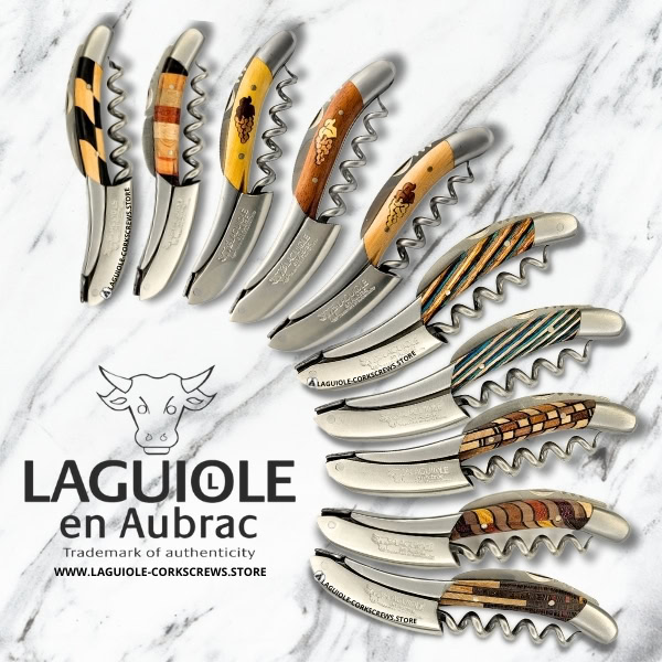 laguiole en aubrac corkscrews circle with all handles (3)