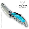 laguiole corkscrew with larimar stone handle